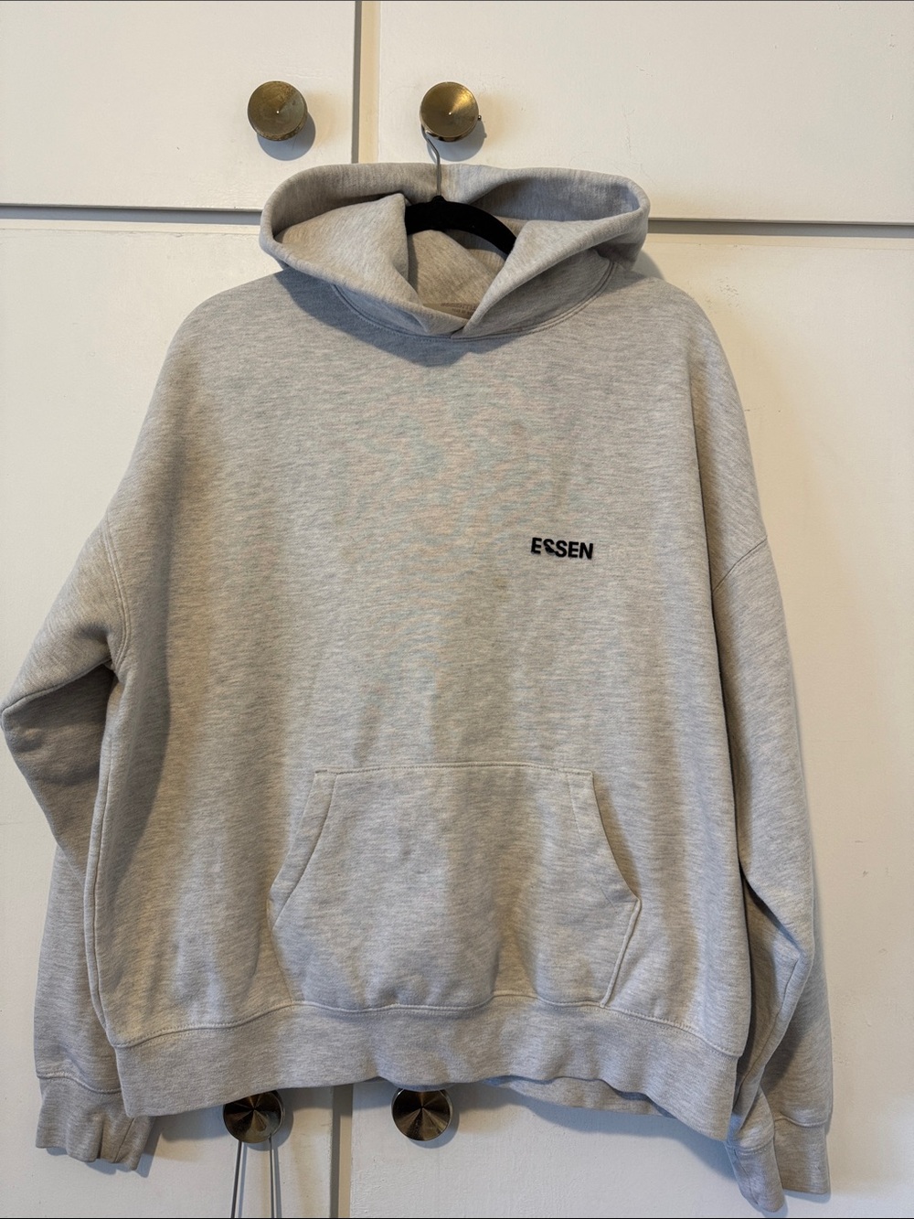 Essentials Light Grey Pullover Hoodie